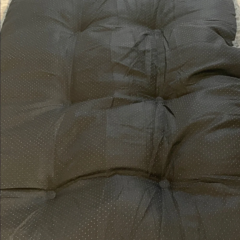 Pet Pad Plush Gray Blue Non Skid Animal Crate Throw Bed